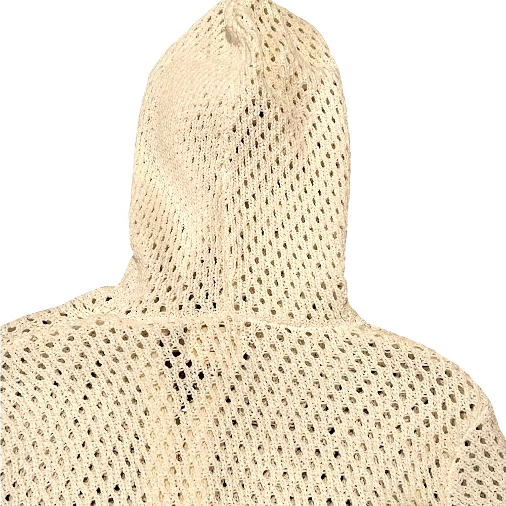Nicole Miller Cream Hooded Cardigan - Picture 3 of 8
